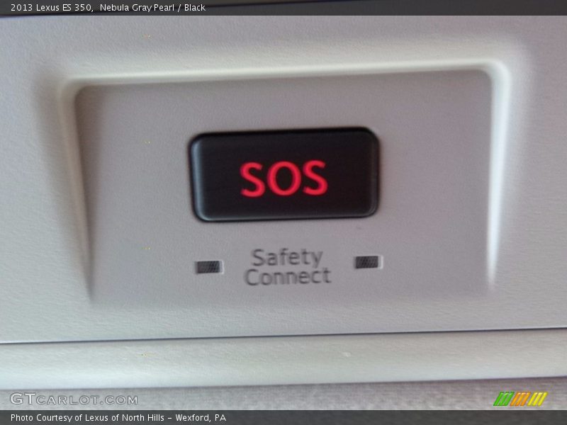 Nebula Gray Pearl / Black 2013 Lexus ES 350