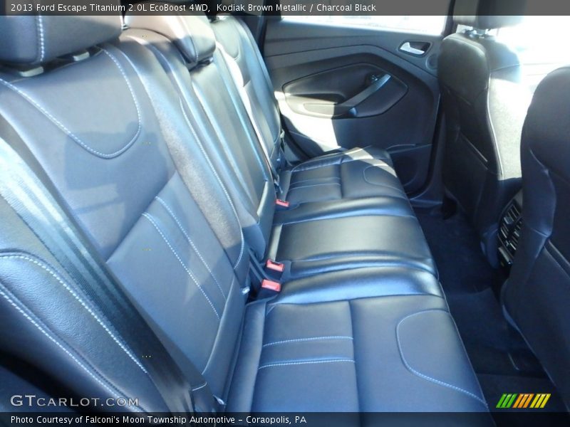 Kodiak Brown Metallic / Charcoal Black 2013 Ford Escape Titanium 2.0L EcoBoost 4WD