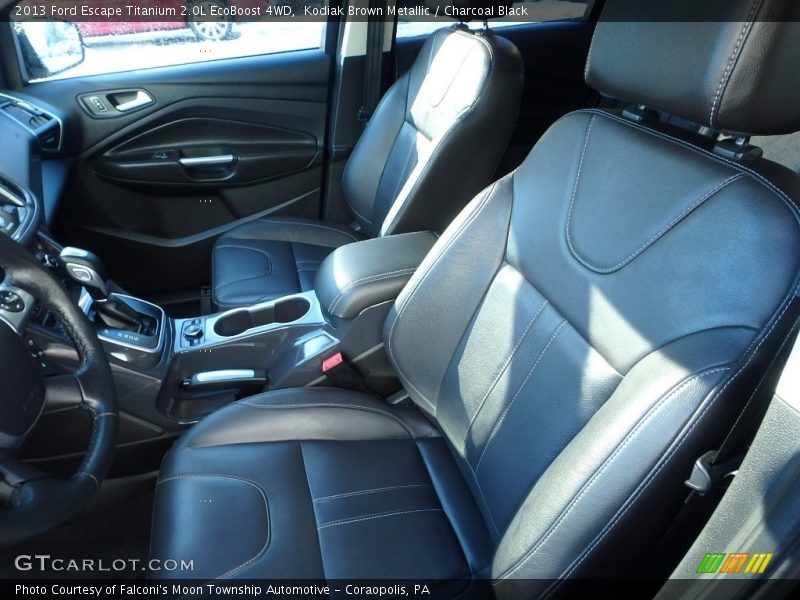 Kodiak Brown Metallic / Charcoal Black 2013 Ford Escape Titanium 2.0L EcoBoost 4WD