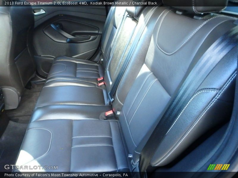 Kodiak Brown Metallic / Charcoal Black 2013 Ford Escape Titanium 2.0L EcoBoost 4WD