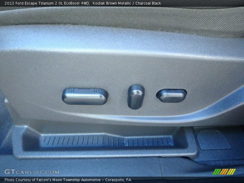 Kodiak Brown Metallic / Charcoal Black 2013 Ford Escape Titanium 2.0L EcoBoost 4WD