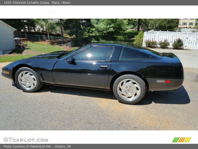 Black / Black 1995 Chevrolet Corvette Coupe