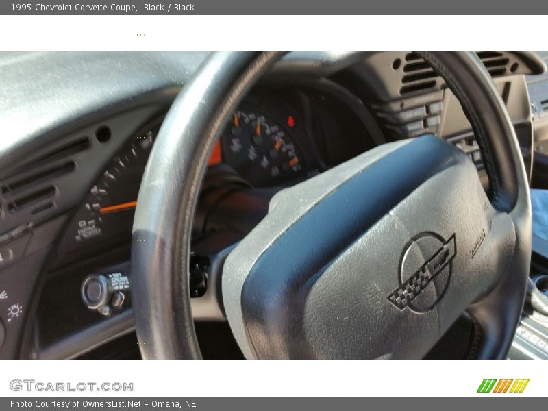 Black / Black 1995 Chevrolet Corvette Coupe