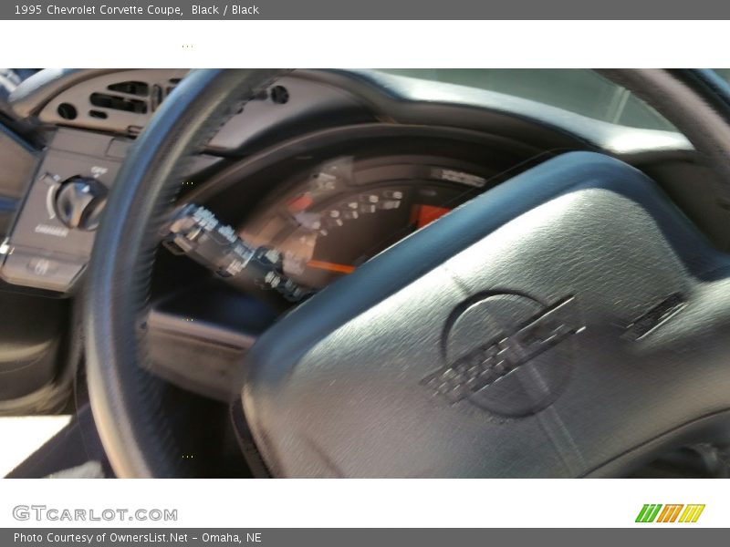 Black / Black 1995 Chevrolet Corvette Coupe