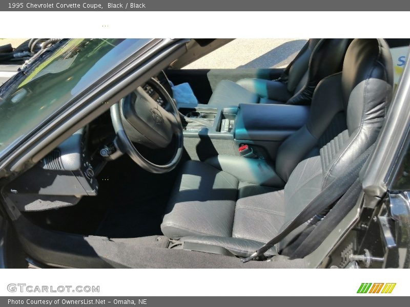 Black / Black 1995 Chevrolet Corvette Coupe