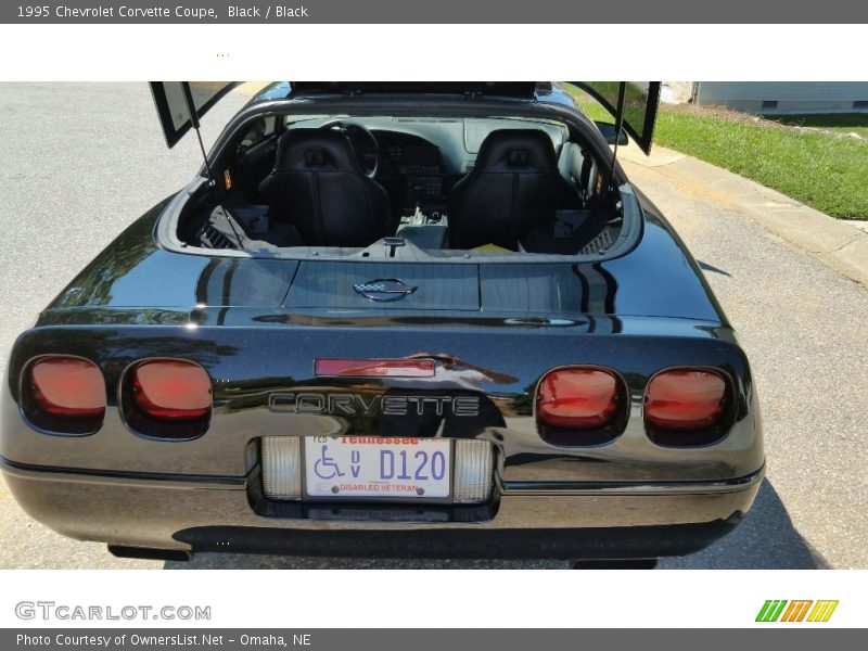 Black / Black 1995 Chevrolet Corvette Coupe
