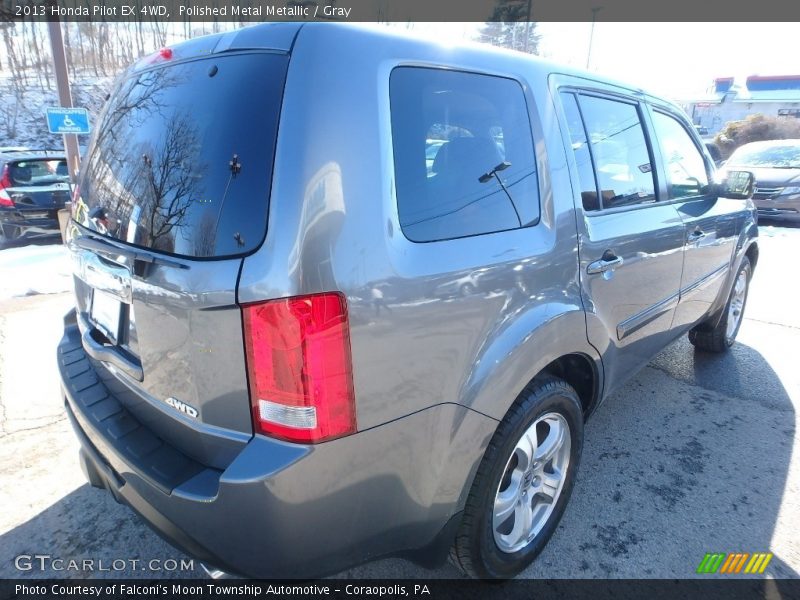 Polished Metal Metallic / Gray 2013 Honda Pilot EX 4WD