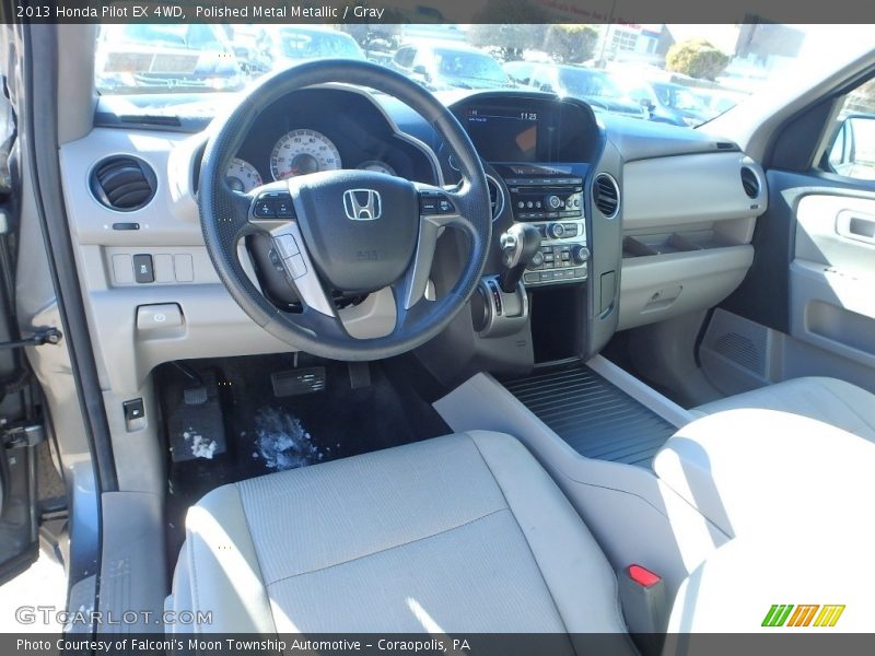 Polished Metal Metallic / Gray 2013 Honda Pilot EX 4WD
