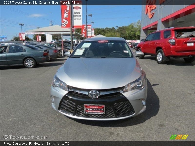 Celestial Silver Metallic / Black 2015 Toyota Camry SE