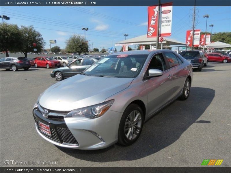 Celestial Silver Metallic / Black 2015 Toyota Camry SE
