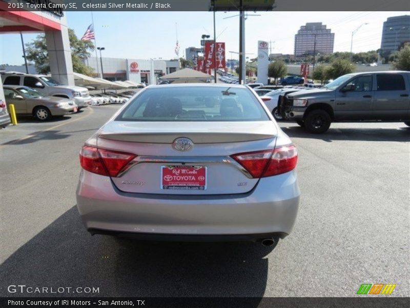 Celestial Silver Metallic / Black 2015 Toyota Camry SE