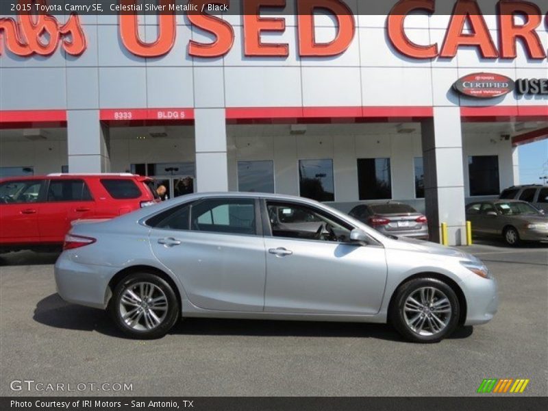 Celestial Silver Metallic / Black 2015 Toyota Camry SE