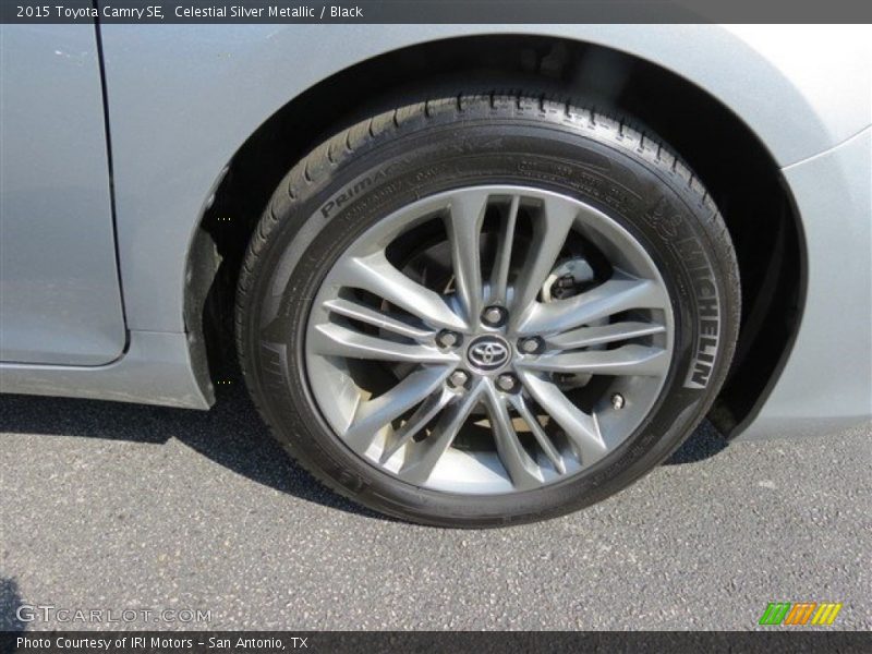 Celestial Silver Metallic / Black 2015 Toyota Camry SE