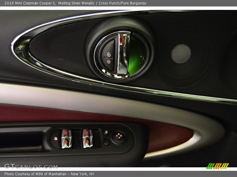 Melting Silver Metallic / Cross Punch/Pure Burgundy 2016 Mini Clubman Cooper S
