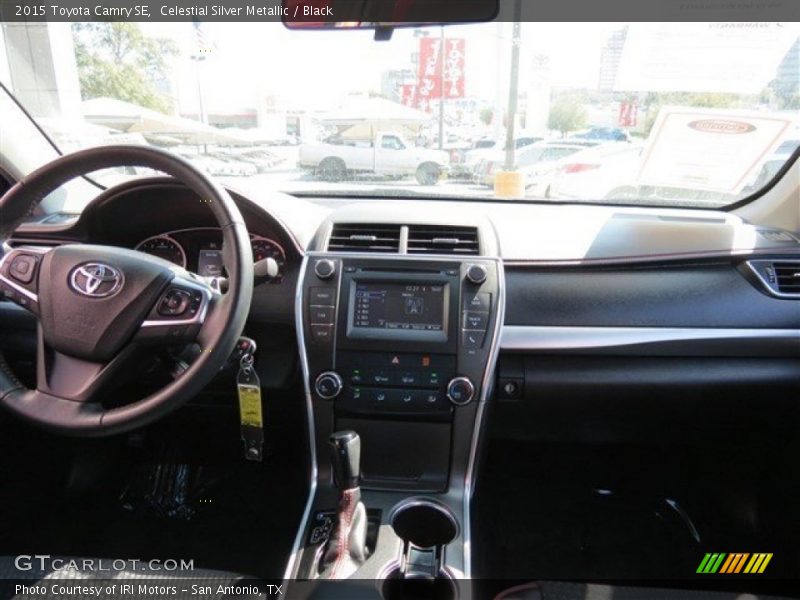 Celestial Silver Metallic / Black 2015 Toyota Camry SE