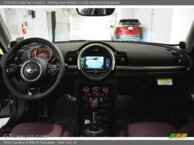 Melting Silver Metallic / Cross Punch/Pure Burgundy 2016 Mini Clubman Cooper S