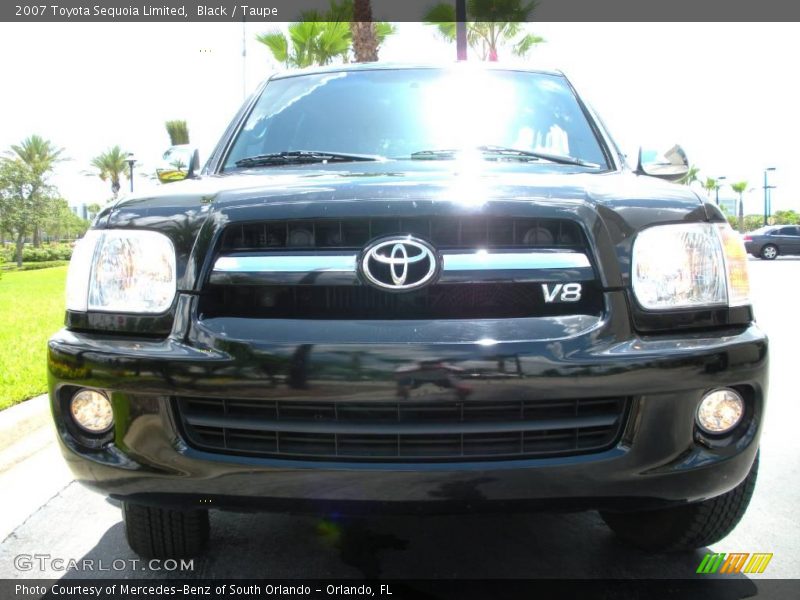 Black / Taupe 2007 Toyota Sequoia Limited
