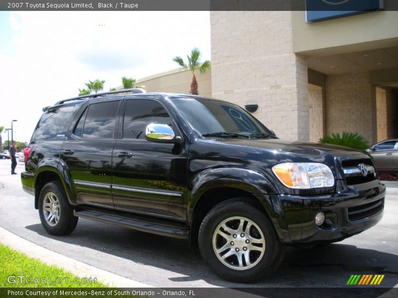 Black / Taupe 2007 Toyota Sequoia Limited