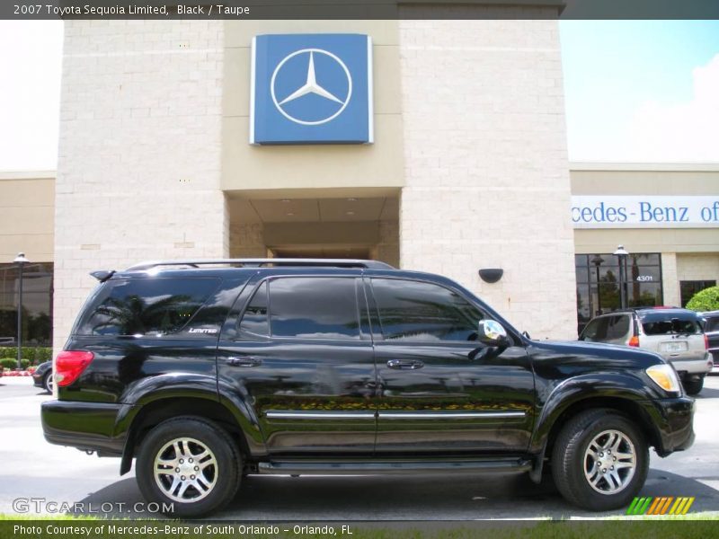 Black / Taupe 2007 Toyota Sequoia Limited