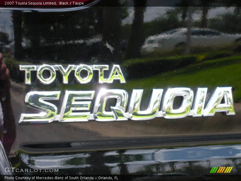 Black / Taupe 2007 Toyota Sequoia Limited