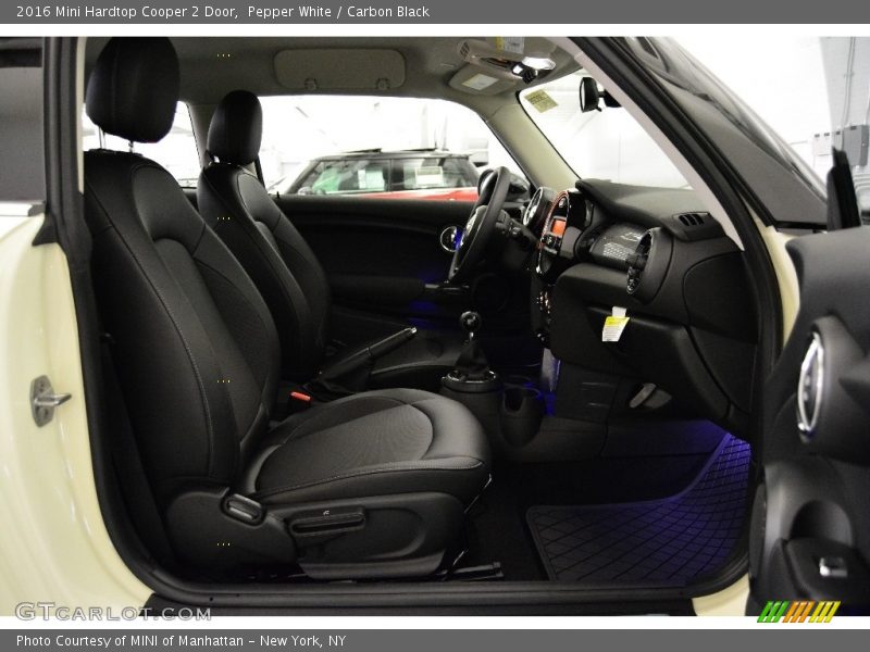 Pepper White / Carbon Black 2016 Mini Hardtop Cooper 2 Door