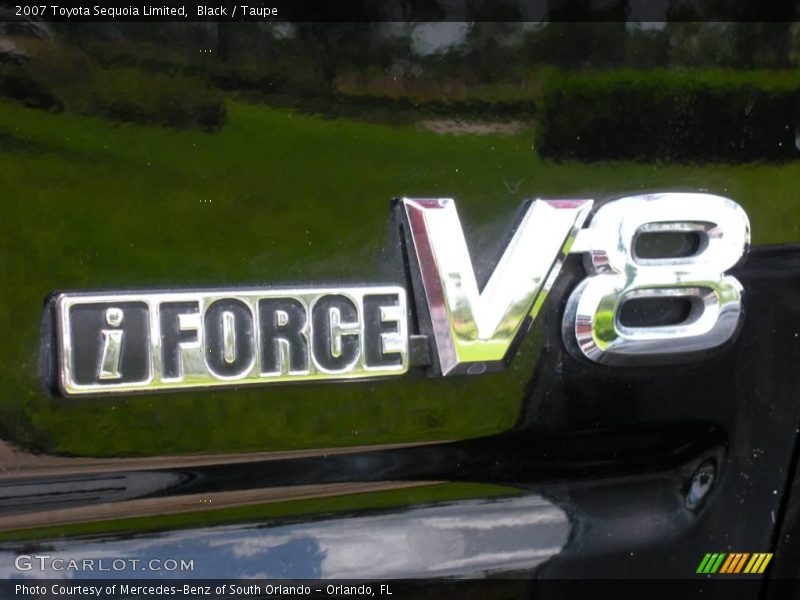 Black / Taupe 2007 Toyota Sequoia Limited