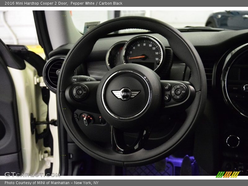 Pepper White / Carbon Black 2016 Mini Hardtop Cooper 2 Door
