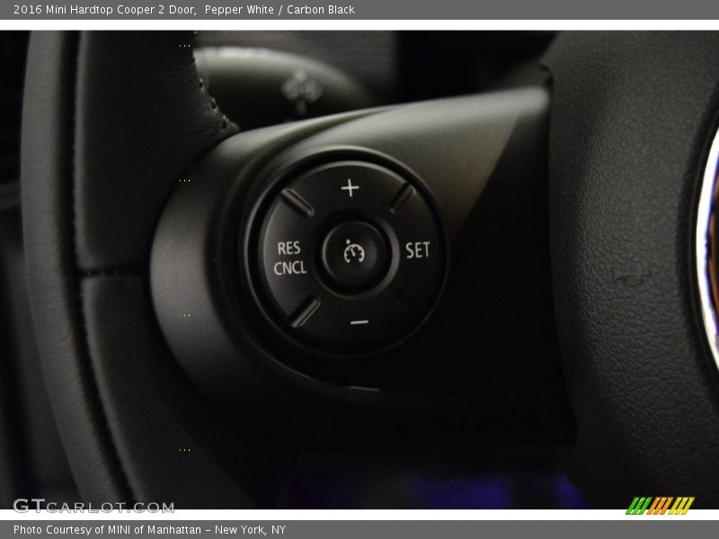 Pepper White / Carbon Black 2016 Mini Hardtop Cooper 2 Door