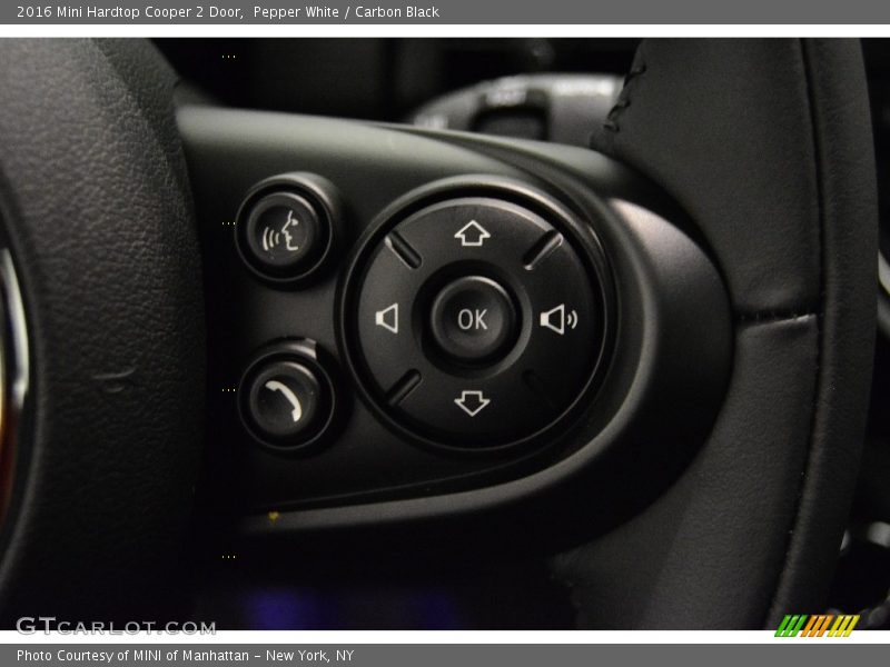 Pepper White / Carbon Black 2016 Mini Hardtop Cooper 2 Door