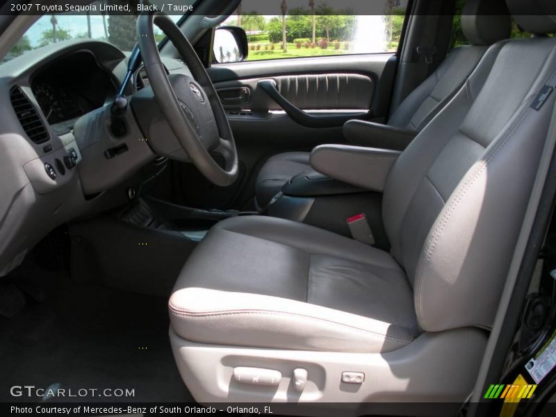 Black / Taupe 2007 Toyota Sequoia Limited
