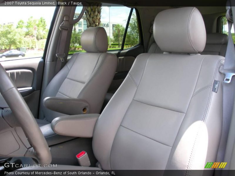 Black / Taupe 2007 Toyota Sequoia Limited