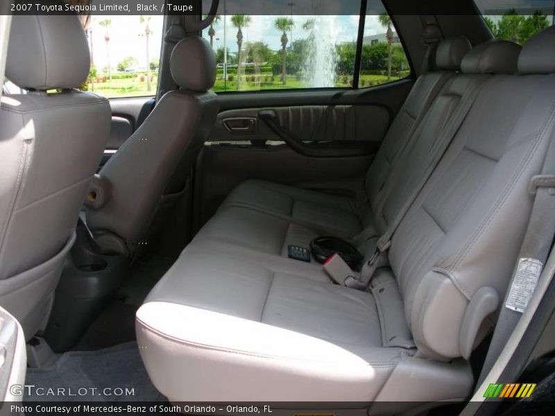 Black / Taupe 2007 Toyota Sequoia Limited