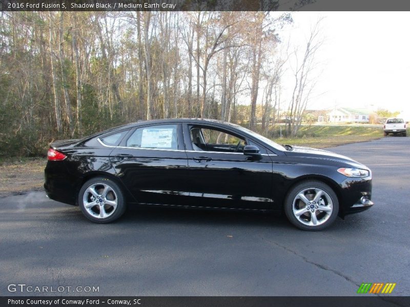 Shadow Black / Medium Earth Gray 2016 Ford Fusion S