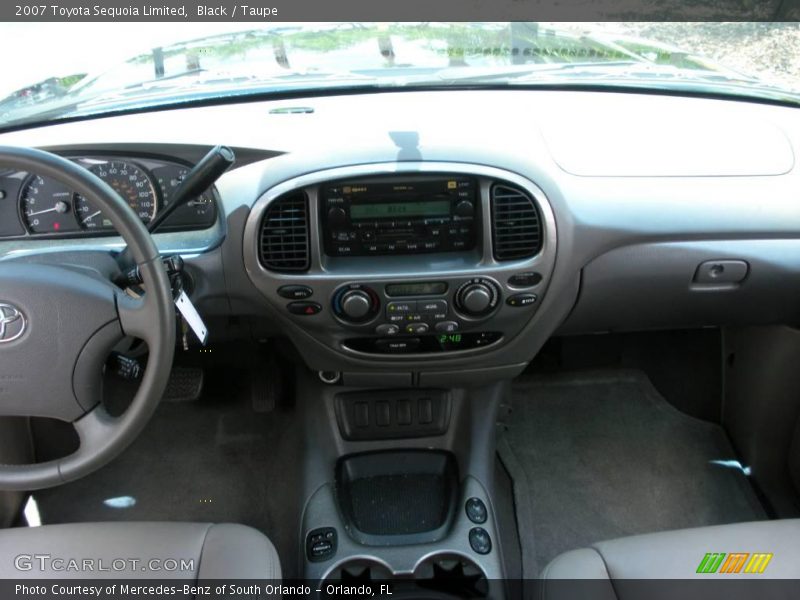 Black / Taupe 2007 Toyota Sequoia Limited