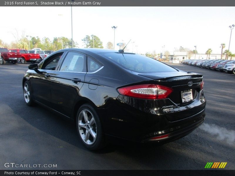 Shadow Black / Medium Earth Gray 2016 Ford Fusion S