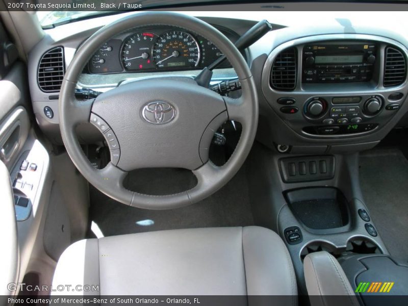 Black / Taupe 2007 Toyota Sequoia Limited