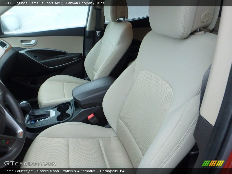 Canyon Copper / Beige 2013 Hyundai Santa Fe Sport AWD