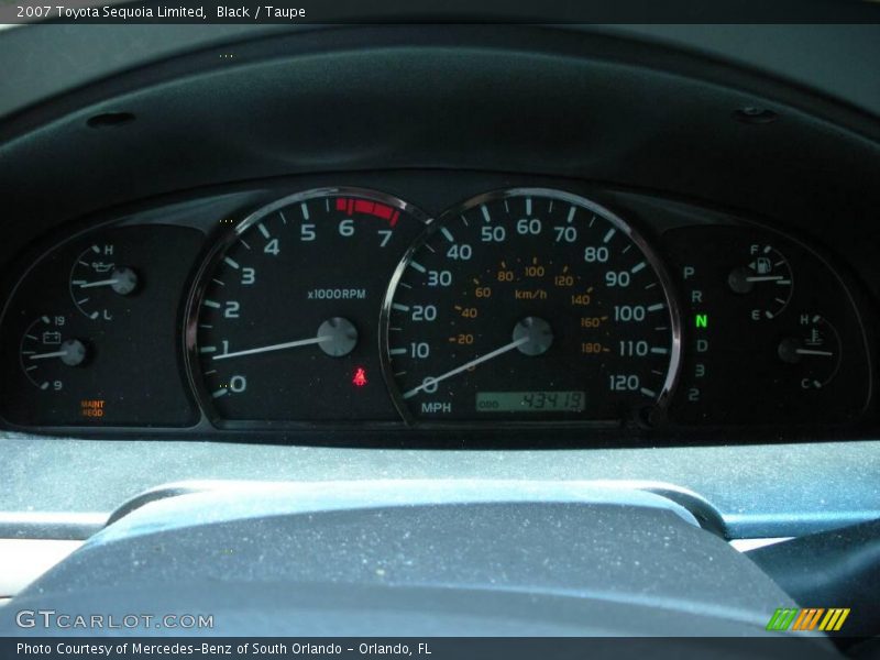 Black / Taupe 2007 Toyota Sequoia Limited