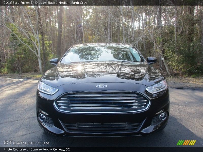 Shadow Black / Medium Earth Gray 2016 Ford Fusion S