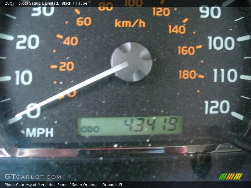 Black / Taupe 2007 Toyota Sequoia Limited