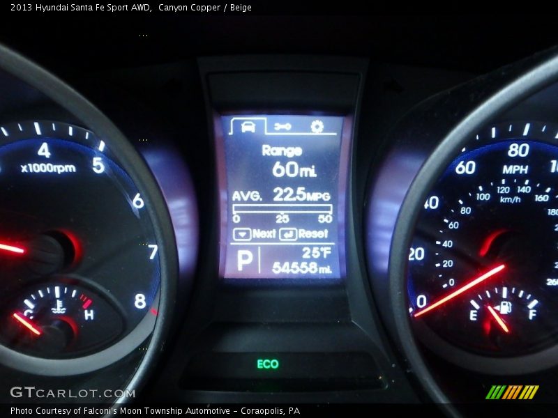 Canyon Copper / Beige 2013 Hyundai Santa Fe Sport AWD