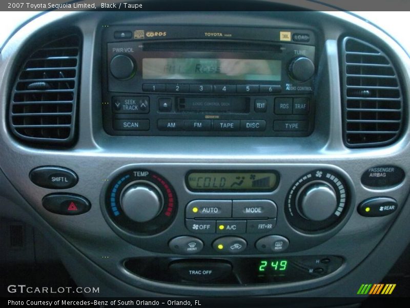 Black / Taupe 2007 Toyota Sequoia Limited