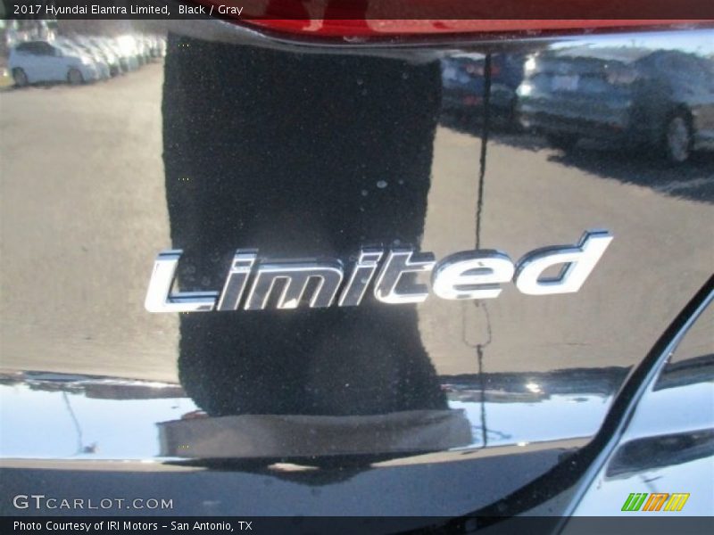 Black / Gray 2017 Hyundai Elantra Limited