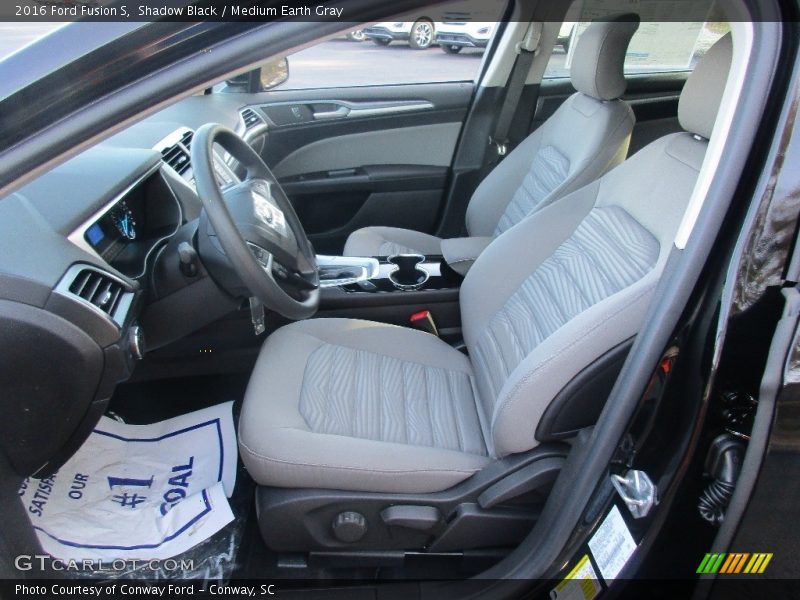 Shadow Black / Medium Earth Gray 2016 Ford Fusion S