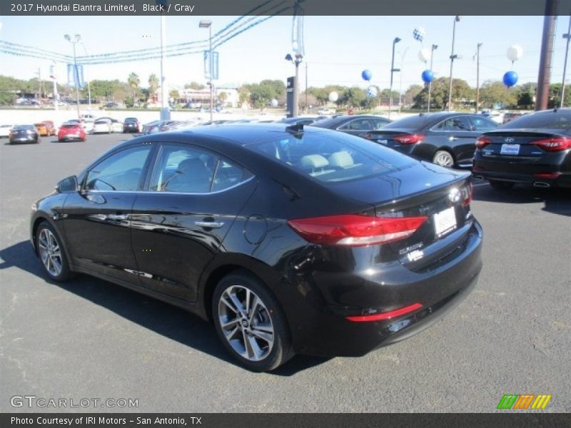 Black / Gray 2017 Hyundai Elantra Limited