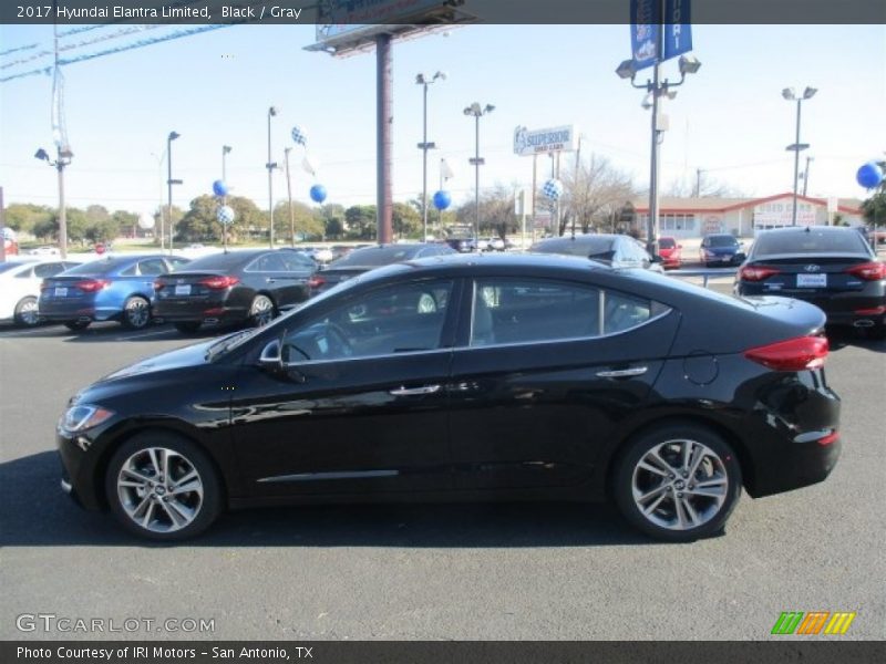 Black / Gray 2017 Hyundai Elantra Limited
