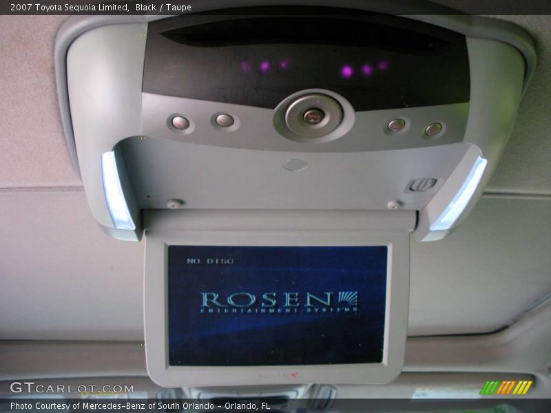 Black / Taupe 2007 Toyota Sequoia Limited