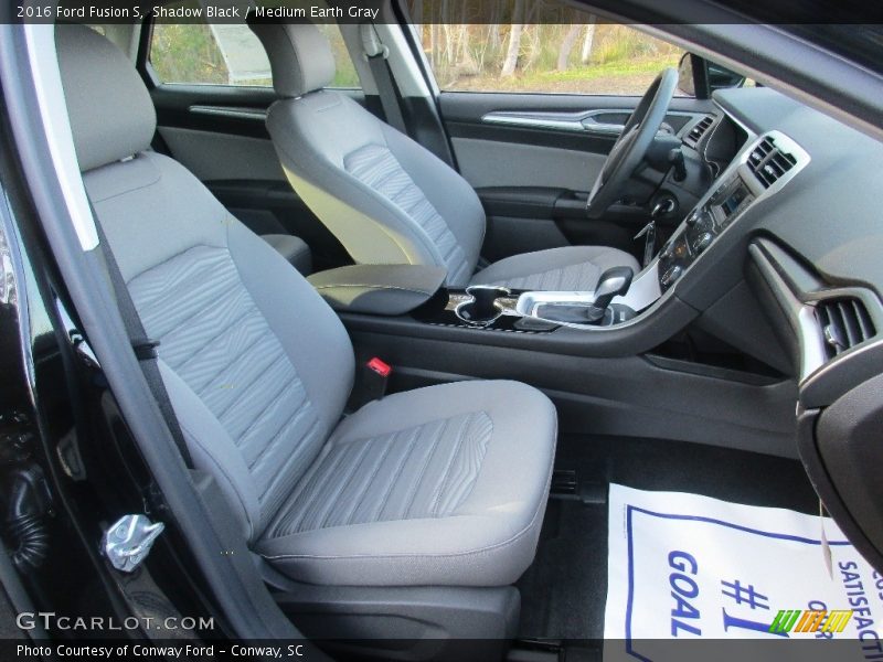 Shadow Black / Medium Earth Gray 2016 Ford Fusion S