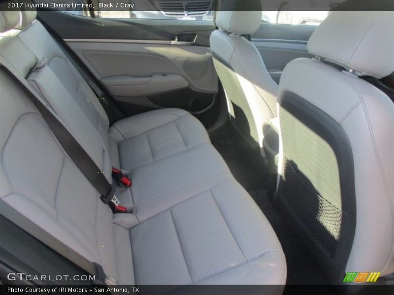 Black / Gray 2017 Hyundai Elantra Limited