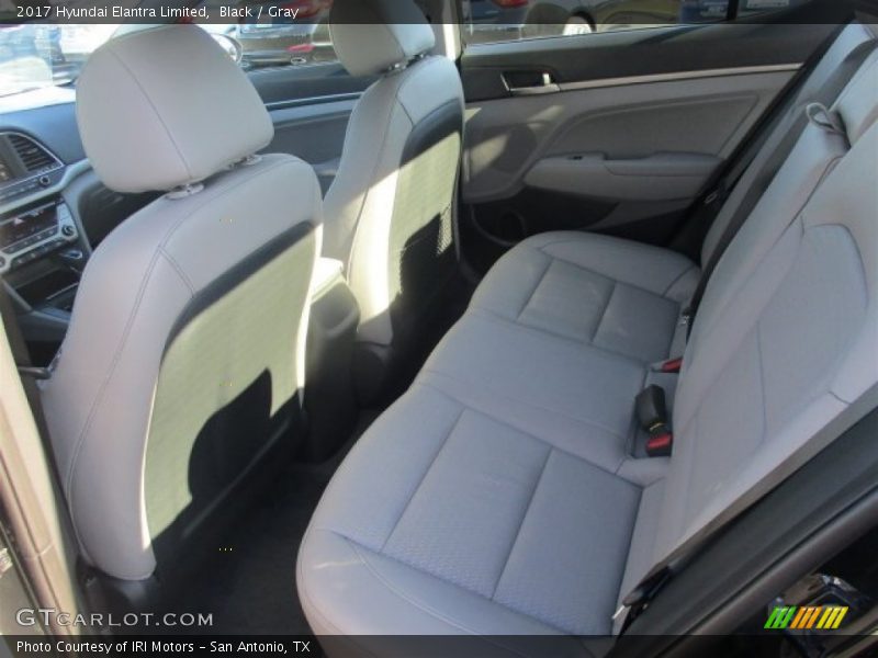 Black / Gray 2017 Hyundai Elantra Limited